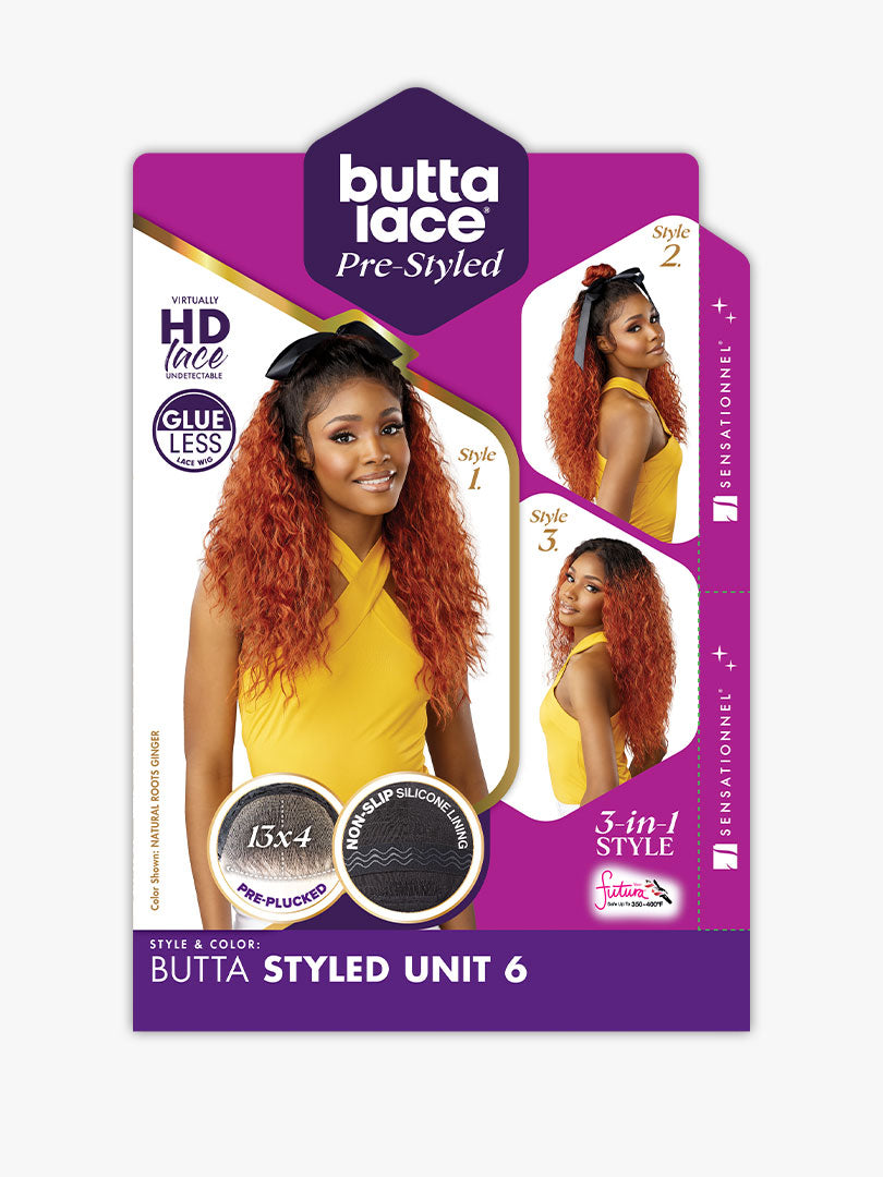 Sensationnel Butta Lace Glueless 13x4 HD Lace Front Wig BUTTA STYLED UNIT 6