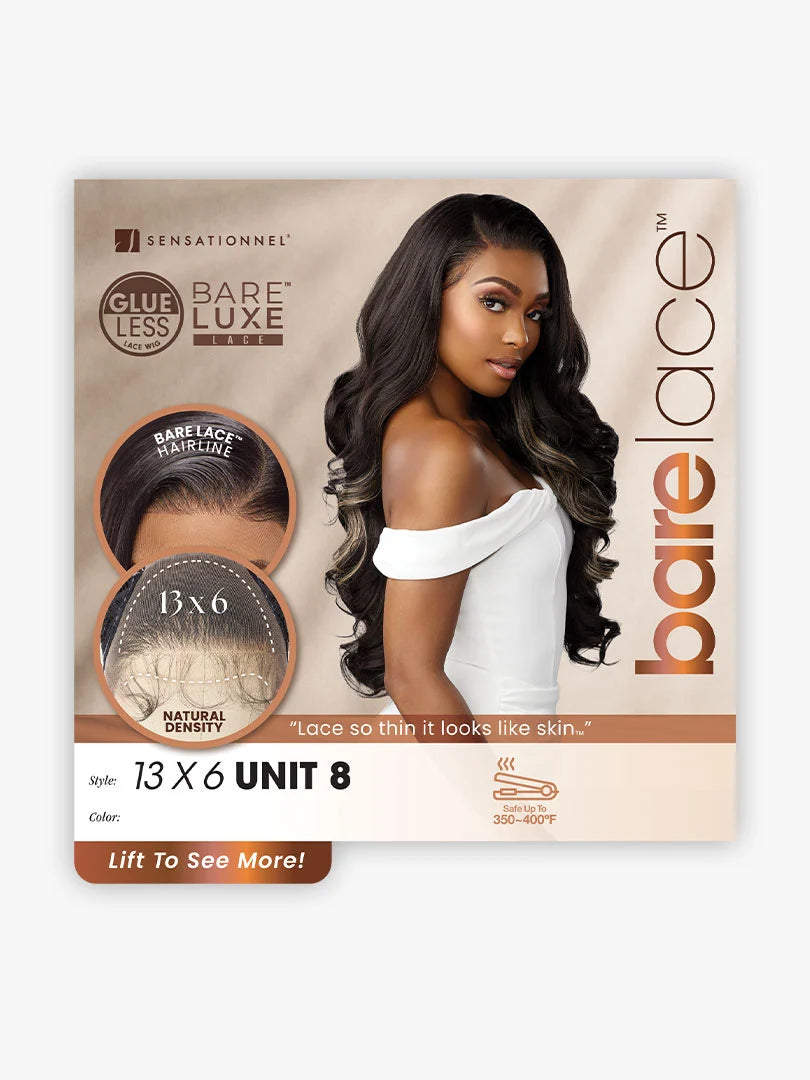 Sensationnel Barelace Synthetic Hair 13x6 Glueless BARELUXE Lace Wig 13X6 UNIT 8