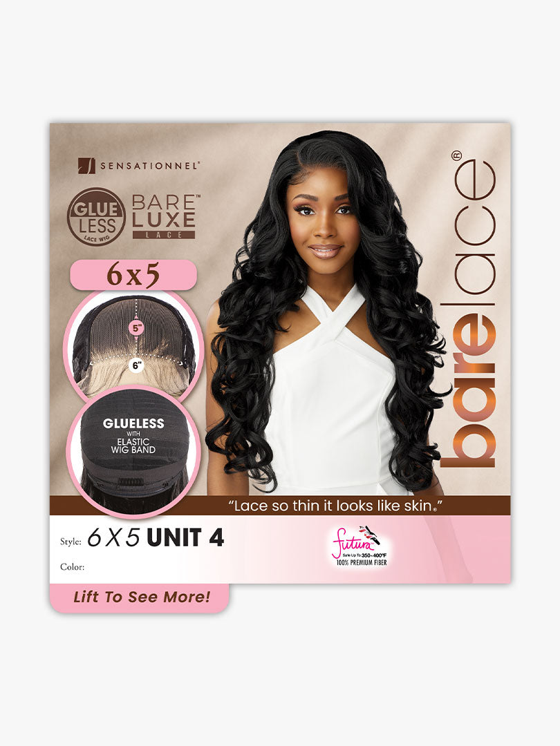 Sensationnel Barelace Synthetic Hair Glueless BARELUXE Lace Wig 6X5 UNIT 4