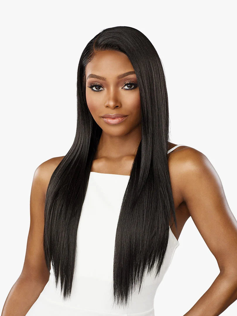 Sensationnel Bare Lace Glueless Human Hair Blend 100% Full Lace Wig FULL LACE UNIT 1