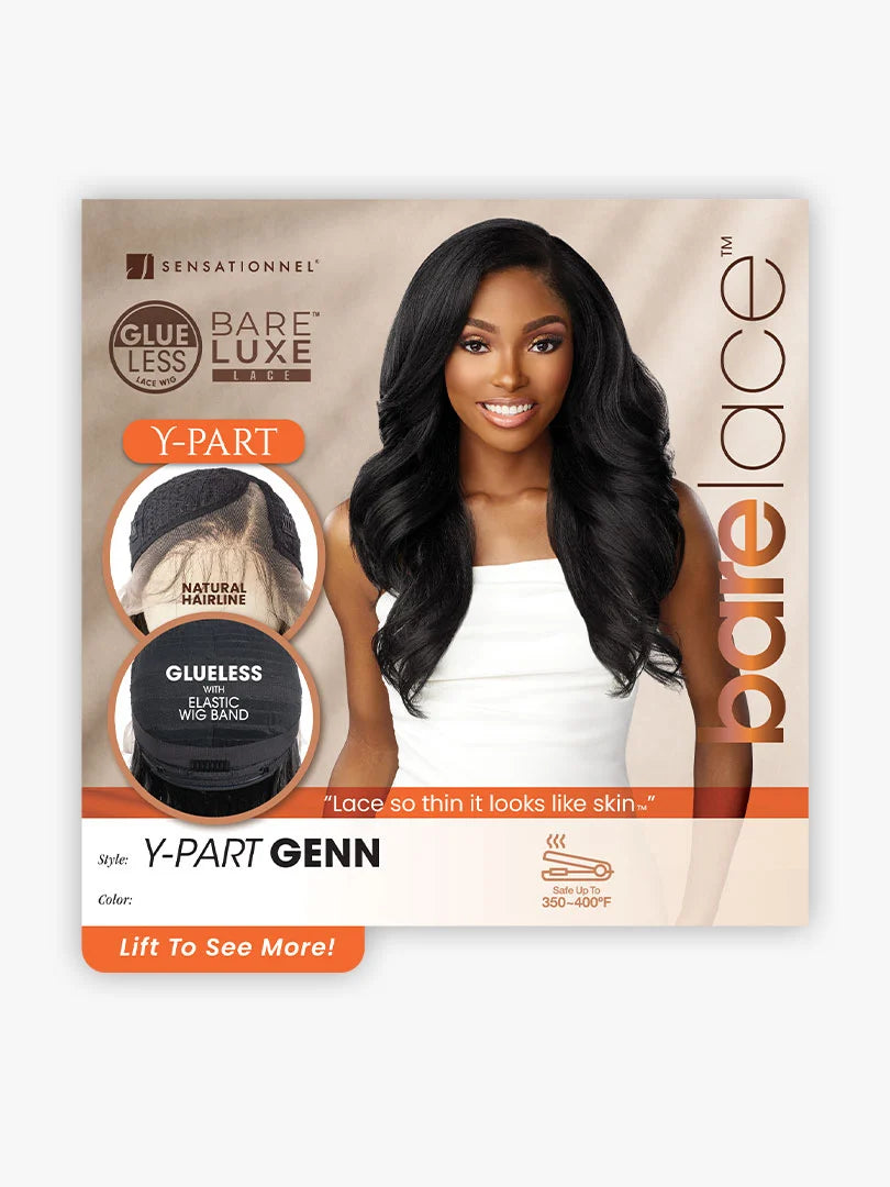 Sensationnel Barelace Synthetic Hair Glueless BARELUXE Lace Wig Y PART GENN