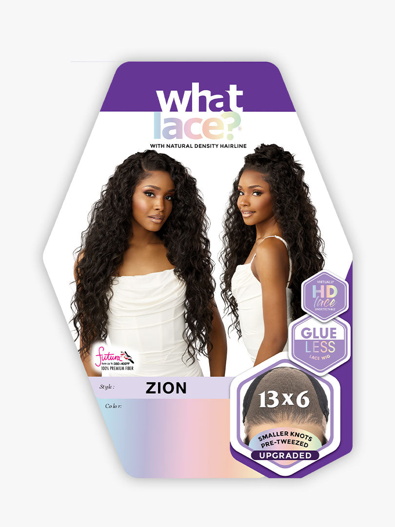 Sensationnel Synthetic Hair Cloud 9 Swiss Lace What Lace 13x6 Frontal Glueless HD Lace Wig ZION