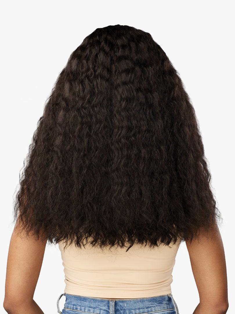 Sensationnel Curls Kinks Textured Lace Kinky Edges Glueless Y-Part HD Lace Front Wig KINKY BRAID OUT 20"