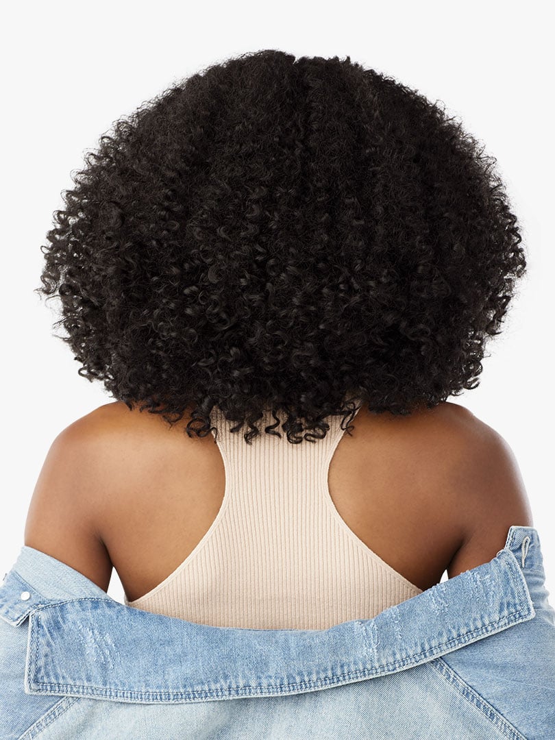 Sensationnel Curls Edges Glueless Y-Part HD Lace Front Wig KINKY ZIGZAG CURLS 14"