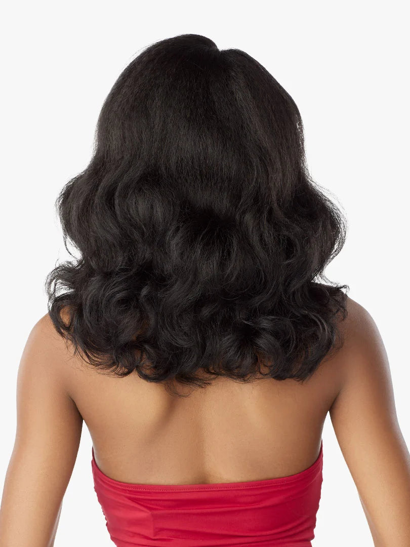 Sensationnel Curls Kinks & Co Synthetic Hair Glueless V Part Wig V UNIT 6