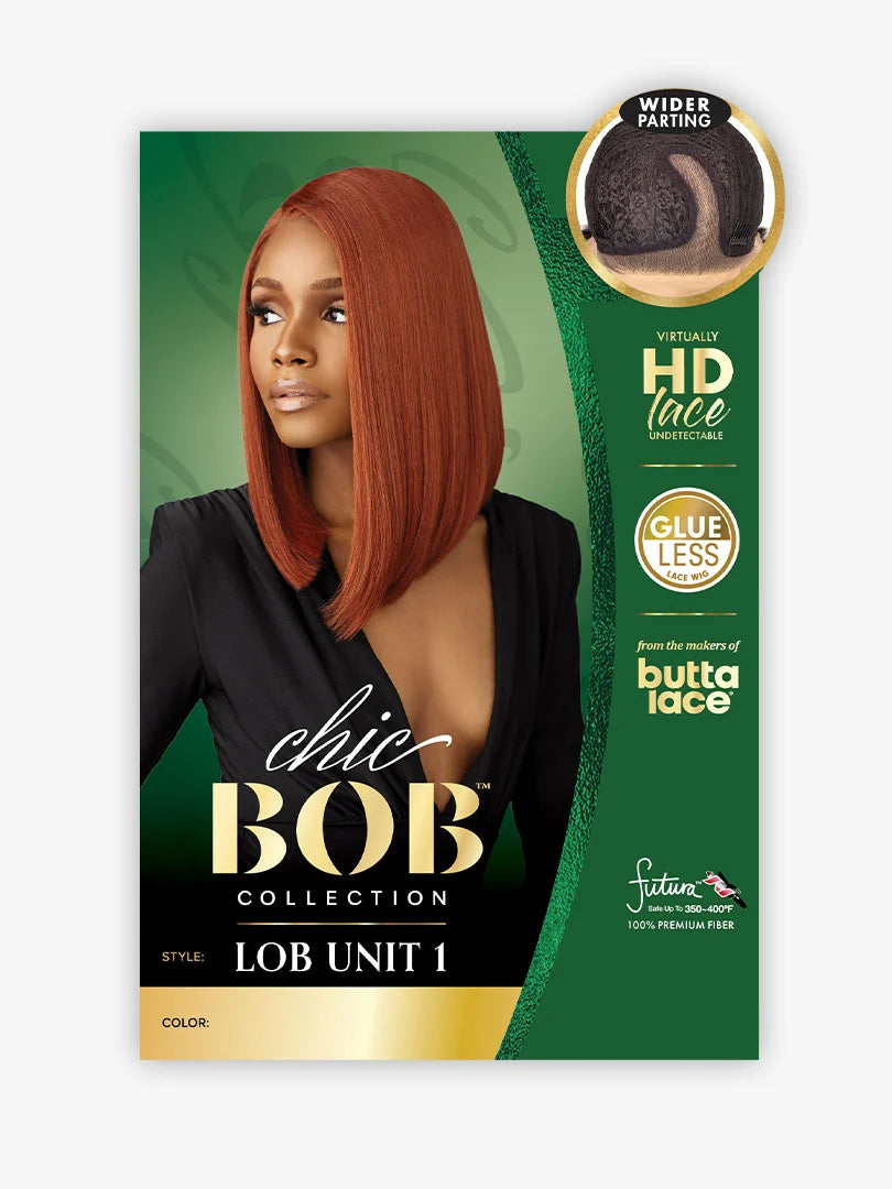 Sensationnel Synthetic Hair Butta Chic Bob Glueless HD Lace Front Wig LOB UNIT 1  (discount applied)