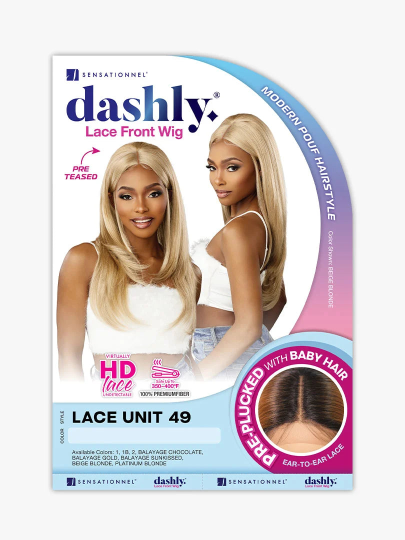 Sensationnel Dashly Synthetic Hair HD Lace Front Wig LACE UNIT 49