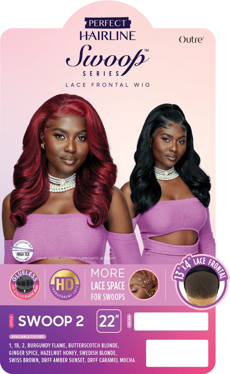 Outre Perfect Hairline Swoop Glueless Synthetic 13x4 Deep C-Shape HD Lace Front Wig SWOOP2