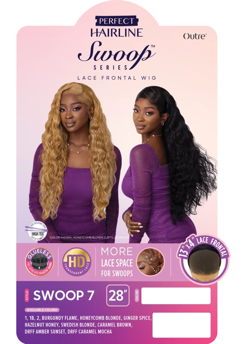 Outre Perfect Hairline Swoop Glueless Synthetic 13x4 Deep C-Shape HD Lace Front Wig SWOOP7