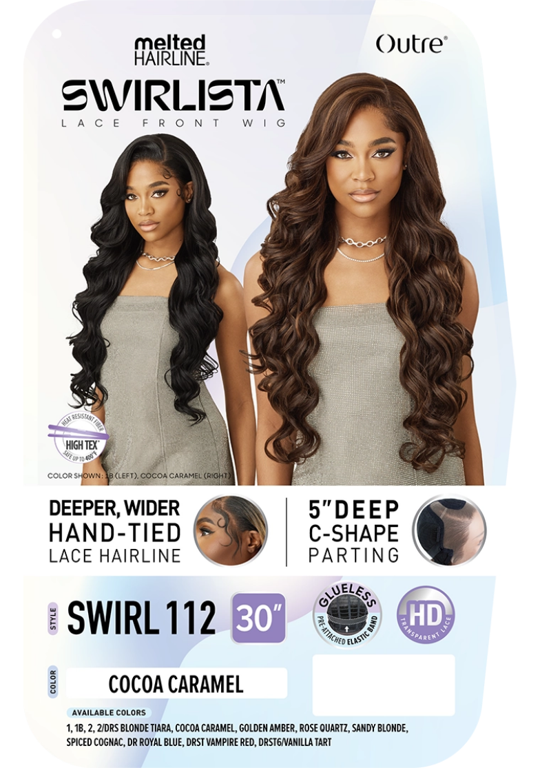 Outre Melted Hairline Swirlista Glueless HD Lace Front Wig SWIRL 112