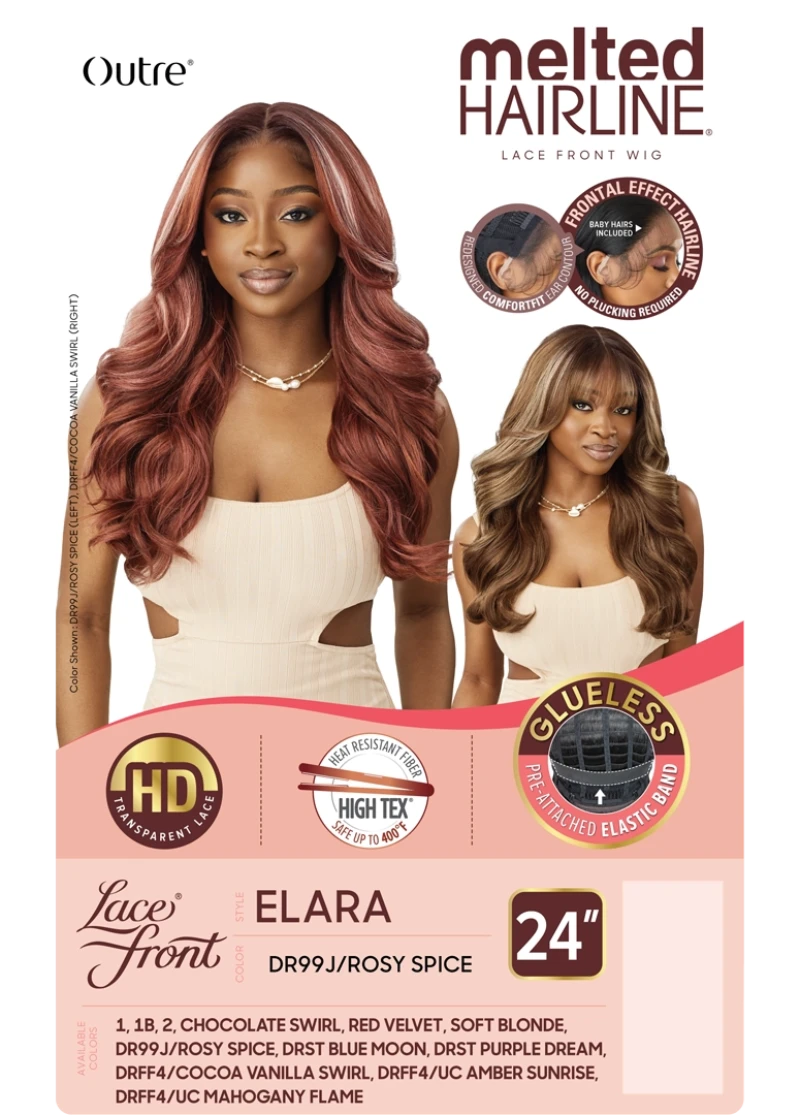 Outre Melted Hairline Glueless HD Lace Front Wig ELARA