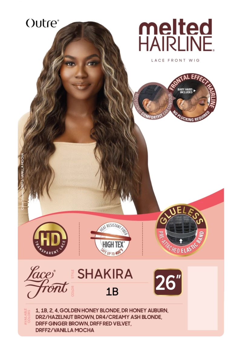 Outre Melted Hairline Glueless Synthetic HD Lace Front Wig SHAKIRA