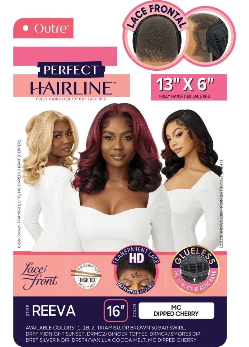 Outre Perfect Hairline Glueless 13x6 HD Lace Front Fully Hand-Tied Wig REEVA