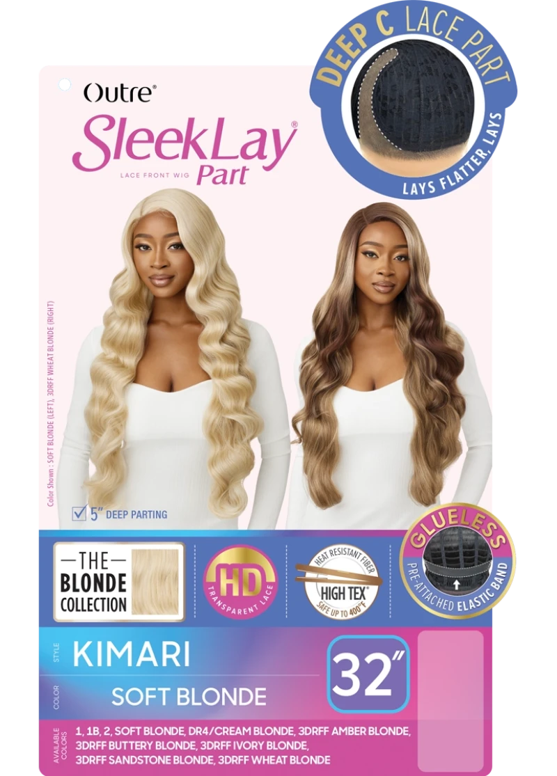 Outre SleekLay Glueless Synthetic 5 Deep Parting HD Lace Front Wig KIMARI