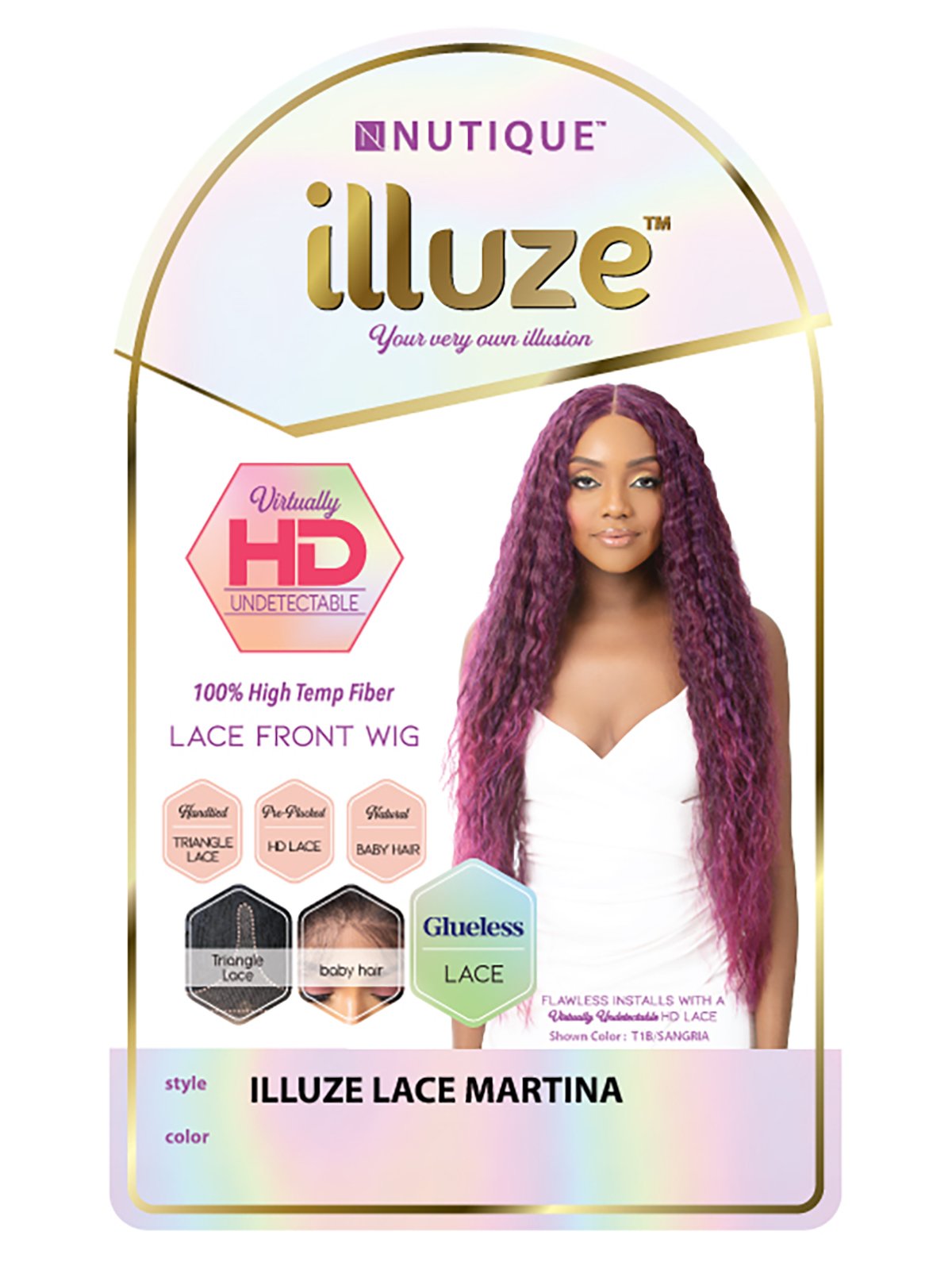It's a Wig - Nutique Illuze HD lace Front Wig Synthetic Hair MARTINA