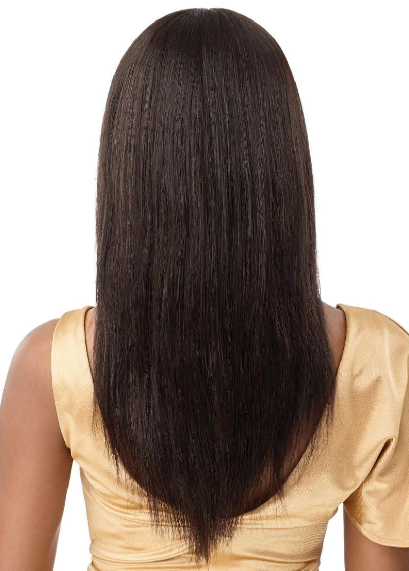 Outre My Tresses Gold Label 100% Unprocessed Human Hair HD Lace Front Wig CHRISELLE