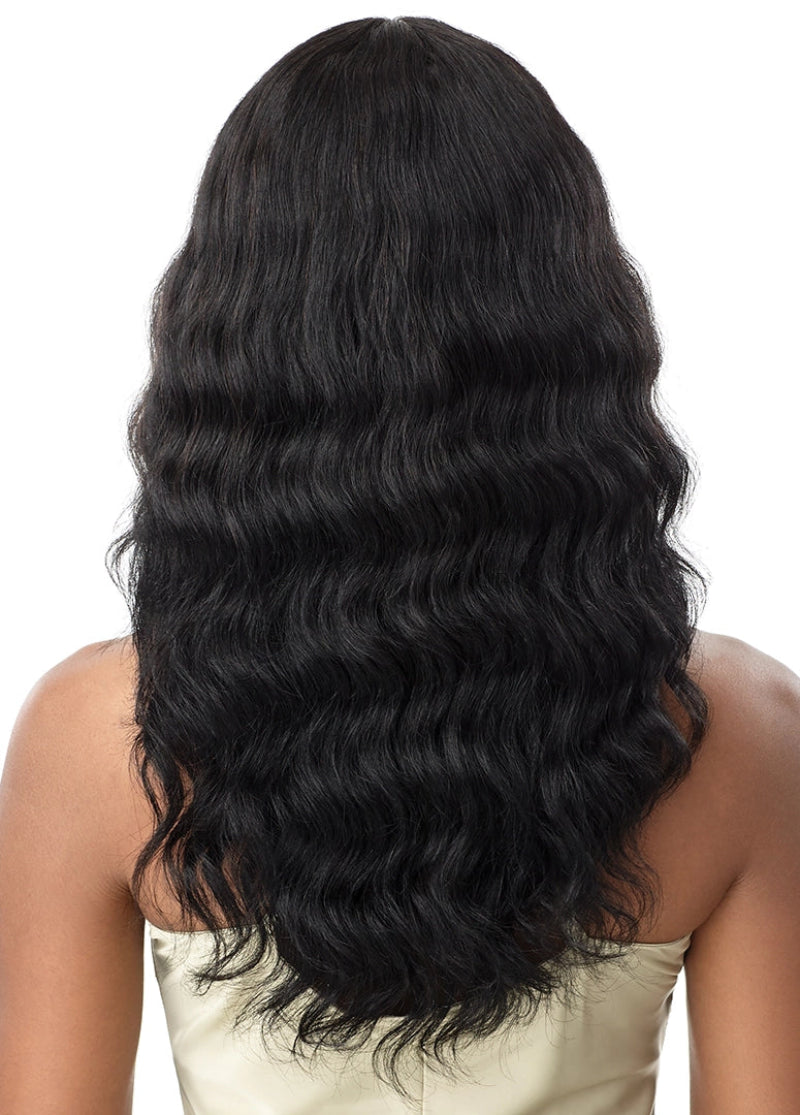 Outre My Tresses Gold Label 100% Unprocessed Human Hair HD Lace Front Wig Sariana