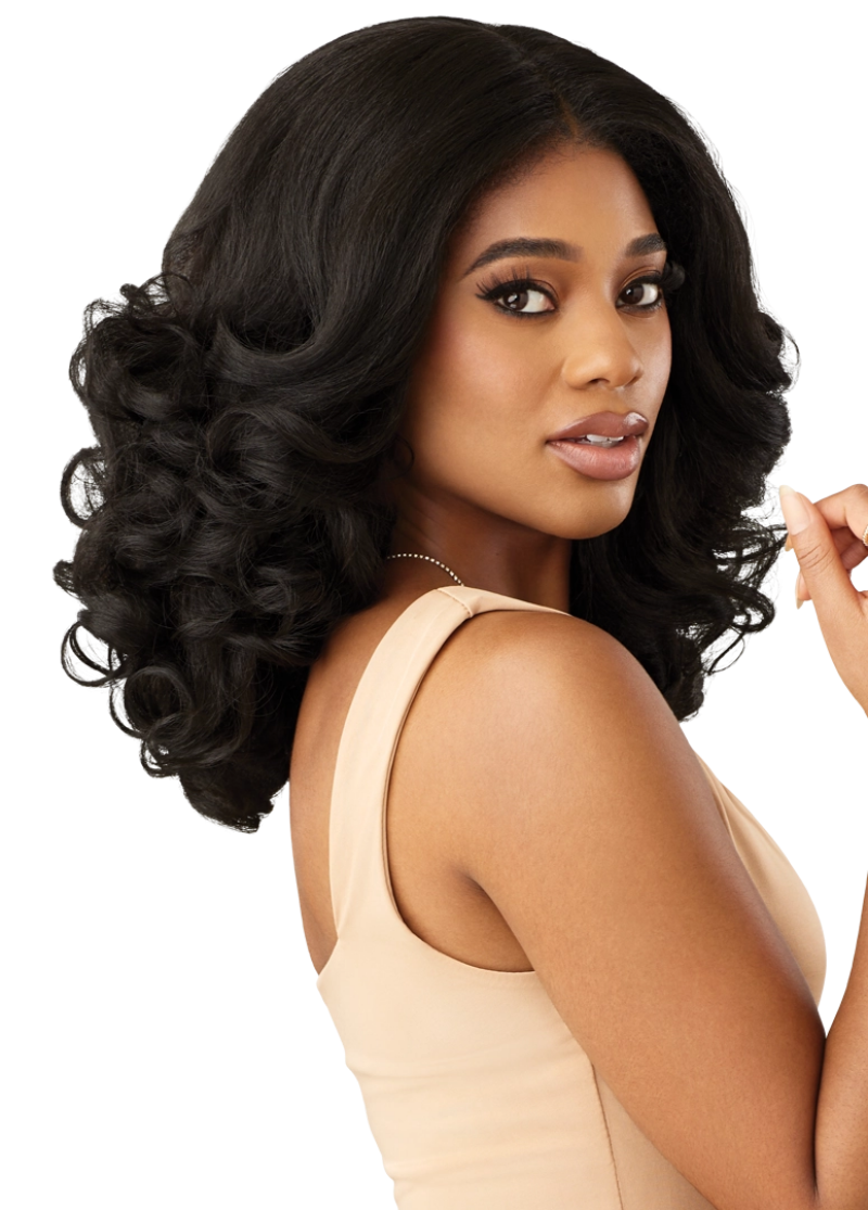 Outre Melted Hairline Kinky Soft Edges Synthetic Glueless HD Lace Front Wig KINKYSOFT 2