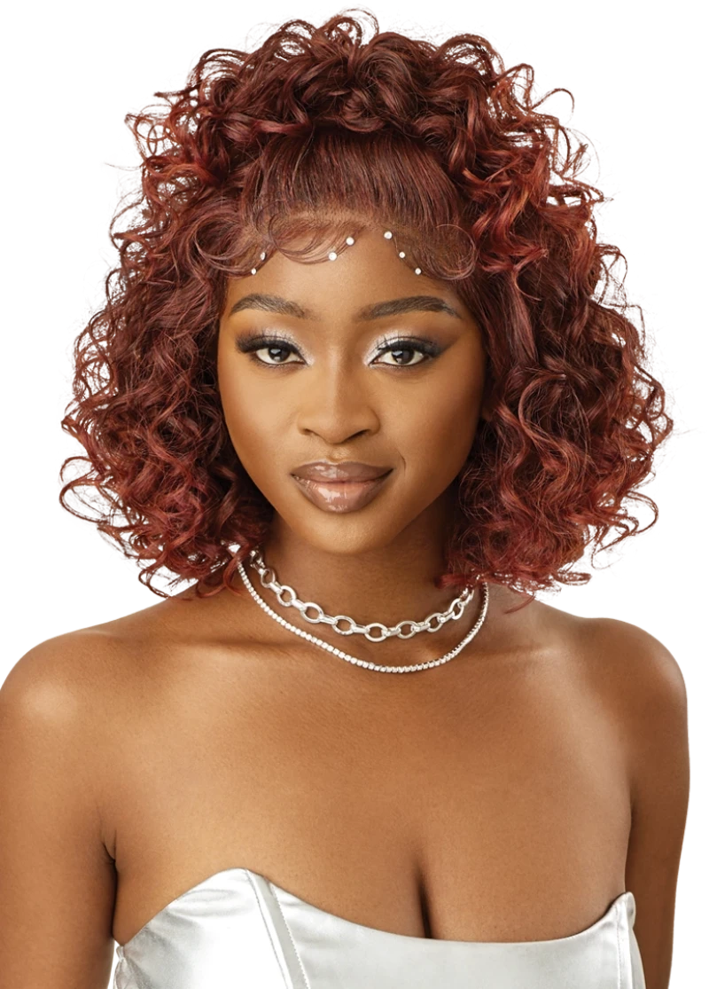 Outre Melted Hairline Swirlista Glueless HD Lace Front Wig 5" C-Shape Parting SWIRL 107