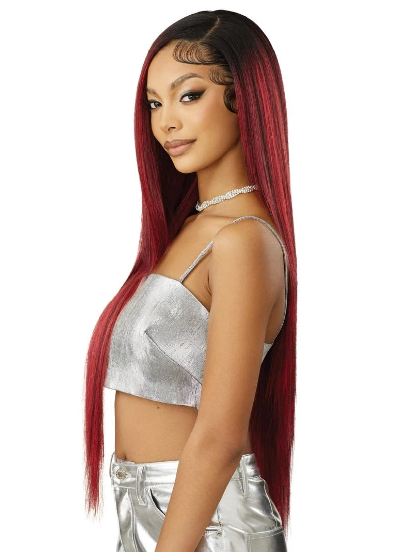 Outre Melted Hairline Swirlista Glueless HD Lace Front Wig 5" DEEP-C PART Shape Parting SWIRL 109