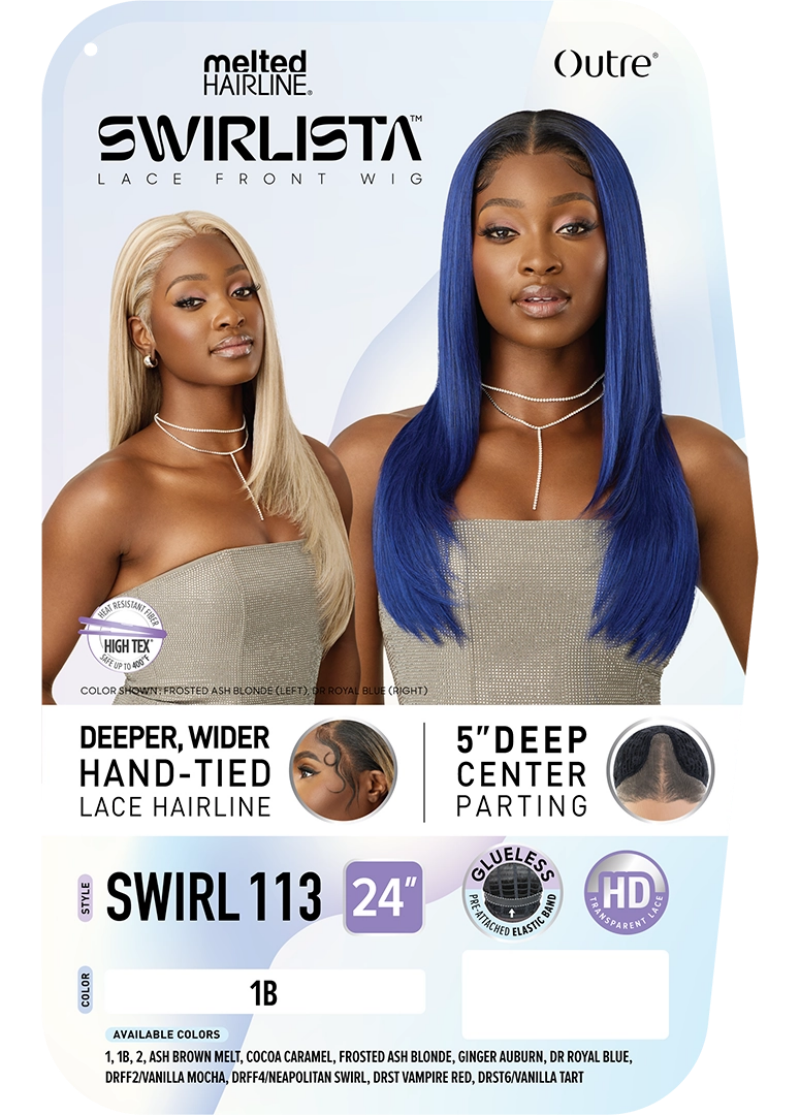 Outre Melted Hairline Swirlista Glueless HD Lace Front Wig SWIRL 113