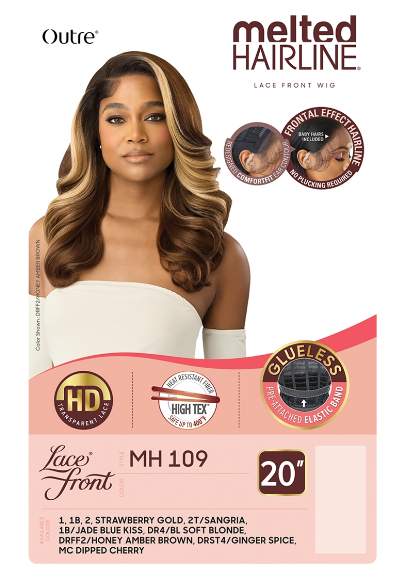 Outre Melted Hairline Glueless HD Lace Front Wig MH 109