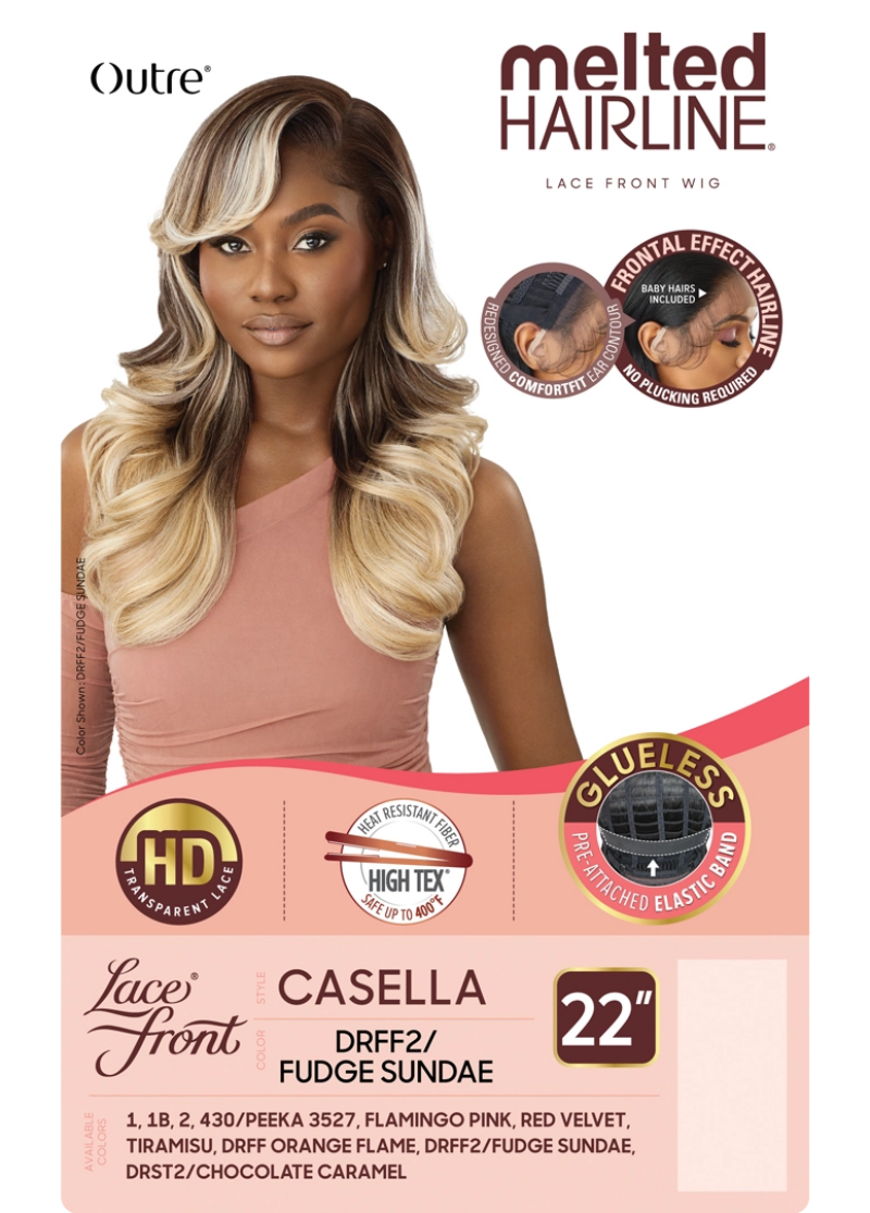 Outre Melted Hairline Glueless HD Lace Front Wig CASELLA