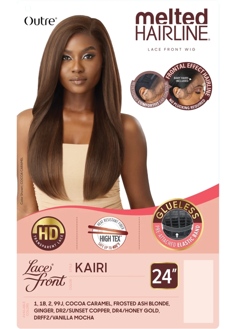 Outre Melted Hairline Glueless Synthetic 5" Deep HD Lace Front Wig KAIRI