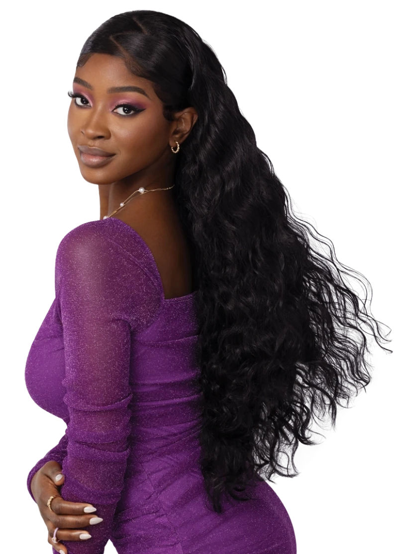 Outre Perfect Hairline Swoop Glueless Synthetic 13x4 Deep C-Shape HD Lace Front Wig SWOOP7