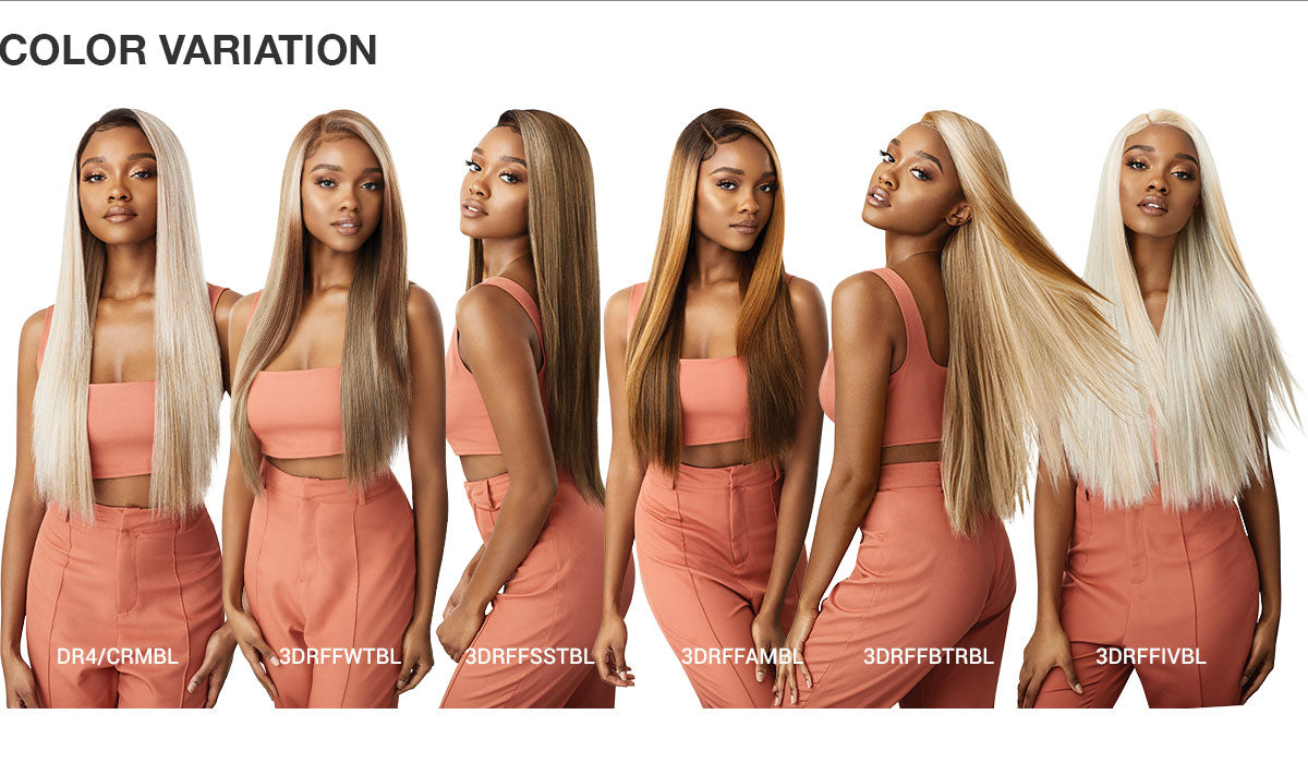 Outre Color Bomb Synthetic Swiss Lace Front Wig KOURTNEY