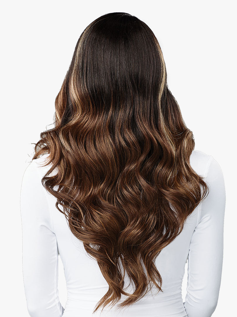 Sensationnel Human Hair Blend Butta HD Lace Front Wig GLAM WAVE 24