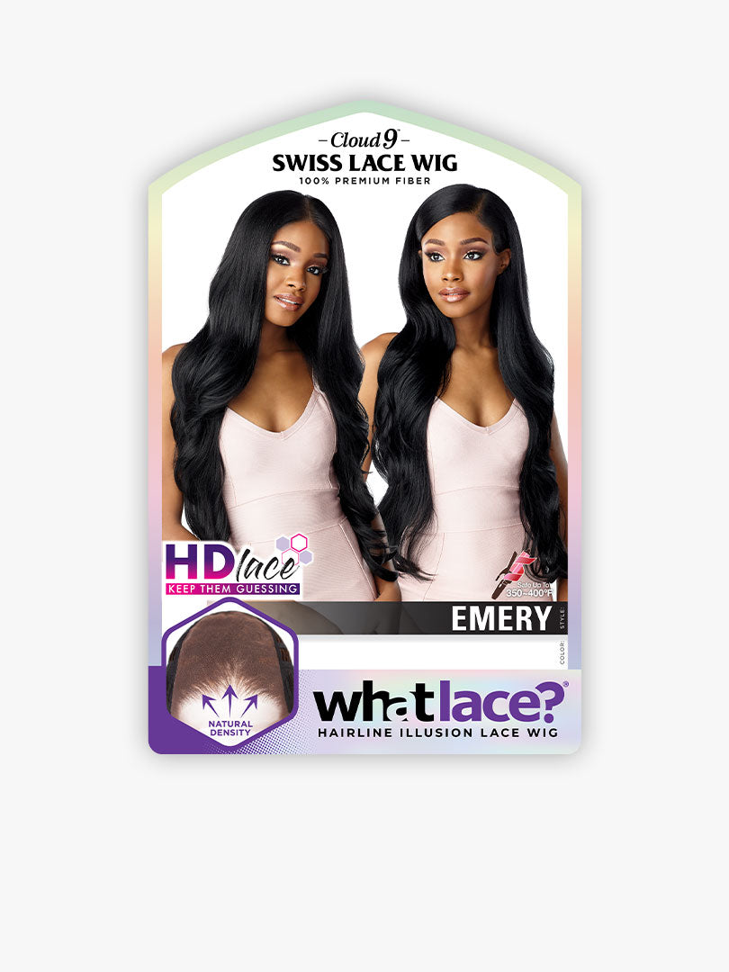 Sensationnel Synthetic Cloud 9 Swiss Lace What Lace 13x6 Frontal HD Lace Wig EMERY