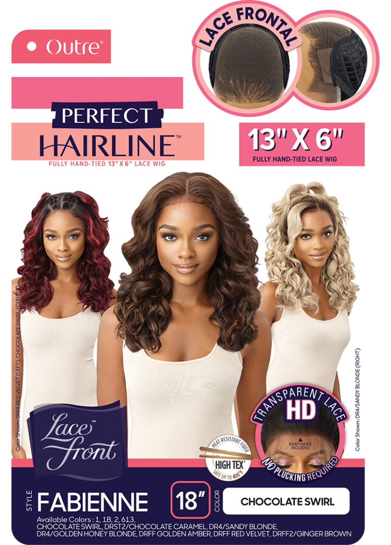 Outre Perfect Hairline HD Transparent 13"x 6" Lace Front Wig Fabienne