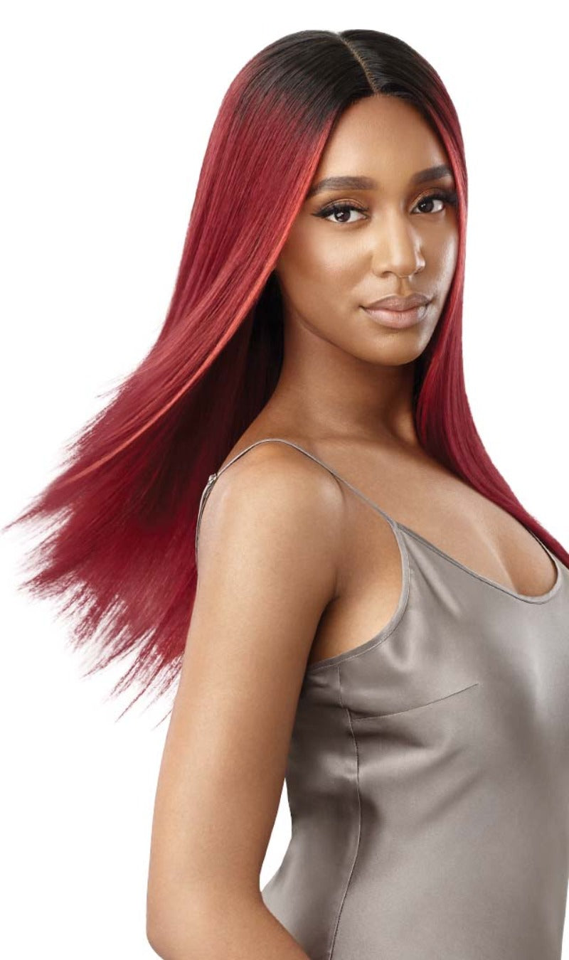 Outre Mytresses 100% Unprocessed Human Hair Custom Colored HD Lace Front Wig CASSINA