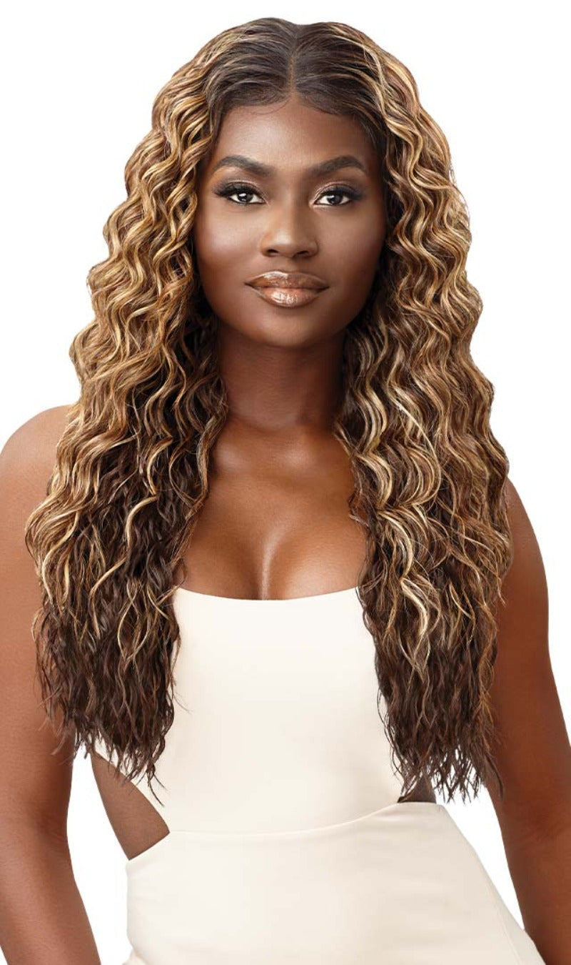 Outre 100% Human Hair Blend HD 360 Edge 13X6 Lace Front Wig ANDREINA