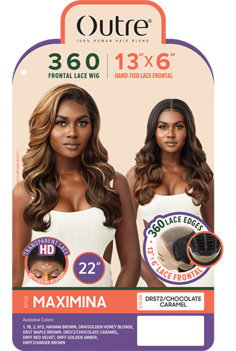 Outre Human hair blend 13×4 Lace Front Wig MAXIMINA (discount applied)