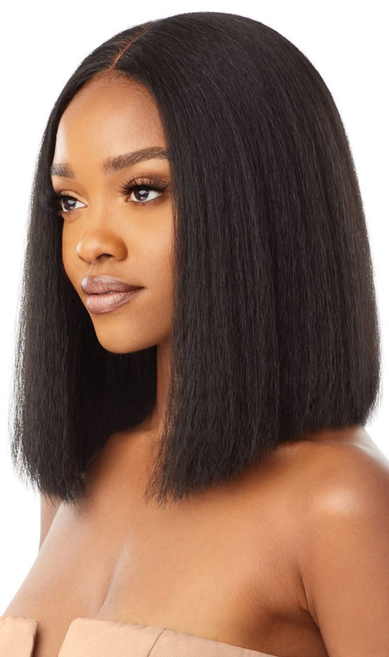 Outre Synthetic Pre-Plucked HD Transparent Lace Front Wig ANNIE BOB 12"