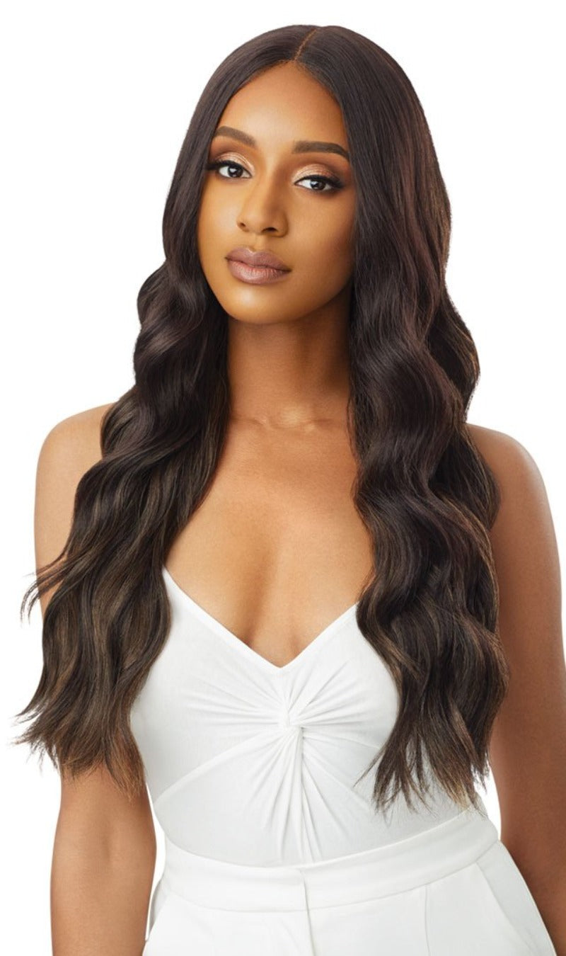 Outre Synthetic Sleek Lay Part Lace Front Wig IDINA