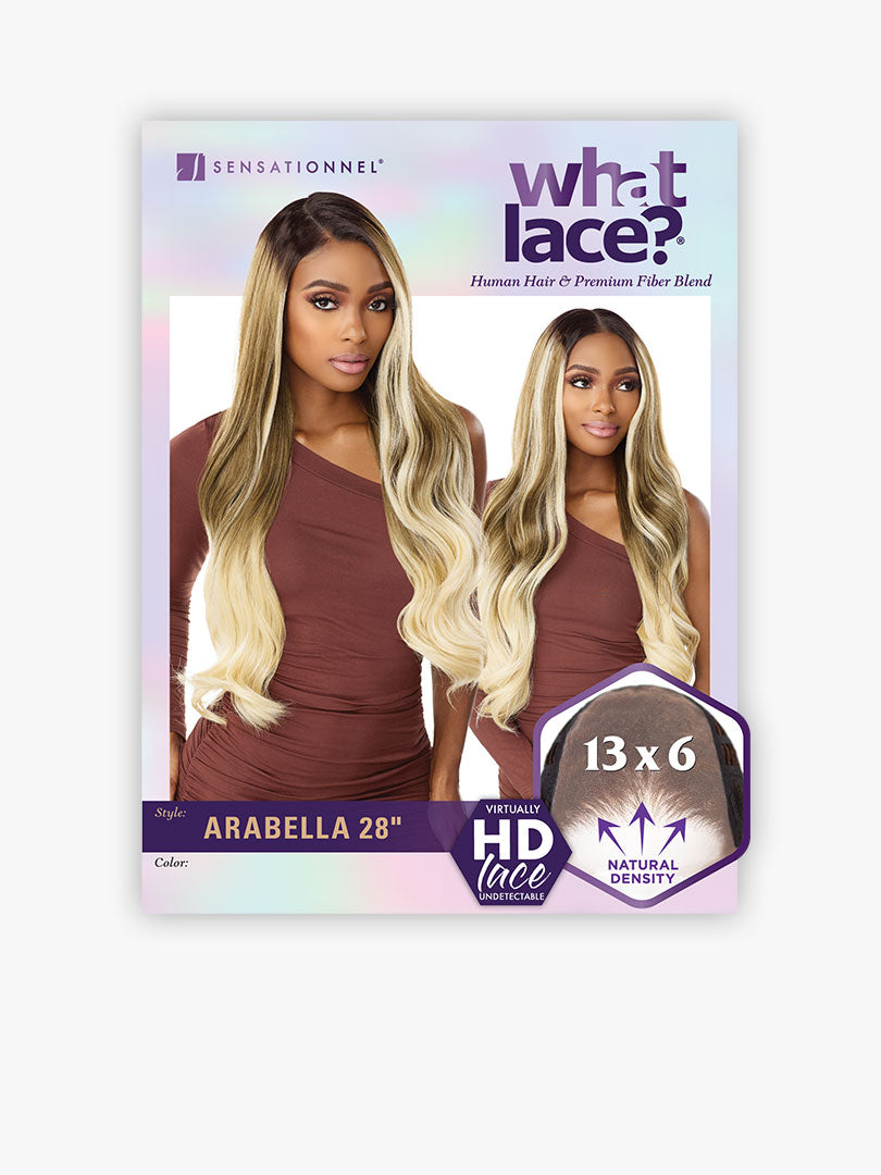 Sensationnel Cloud9 What Lace Human Hair Blend HD Lace Wig ARABELLA 28″