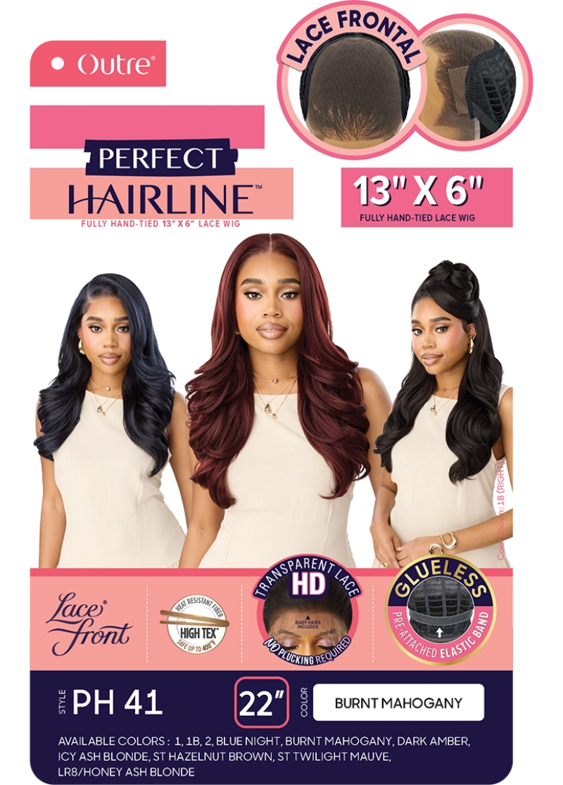 Outre Perfect Hairline Glueless 13x6 HD Lace Frontal Wig PH 41