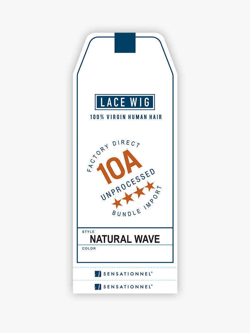 Sensationnel 100% Virgin Unprocessed HH Lace Front Wig NATURAL WAVE (discount applied)