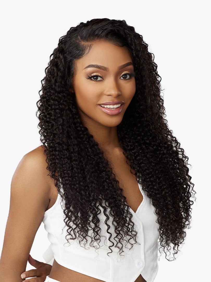 Sensationnel 13A 100% Virgin Human Hair Glueless 13x4 HD Lace Front Pre-PluckedWig BOHEMIAN 28"