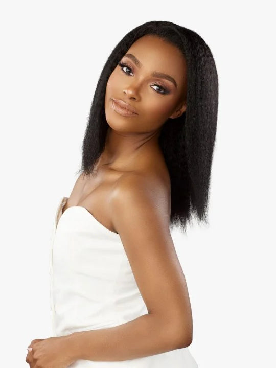 Sensationnel 13A Unprocessed 100% Virgin Human Hair Half Wig 13A HALF WIG KINKY STRAIGHT 18"