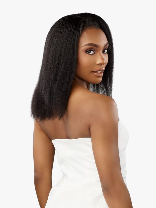 Sensationnel 13A Unprocessed 100% Virgin Human Hair Half Wig 13A HALF WIG KINKY STRAIGHT 18"