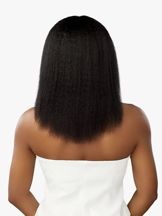 Sensationnel 13A Unprocessed 100% Virgin Human Hair Half Wig 13A HALF WIG KINKY STRAIGHT 18"
