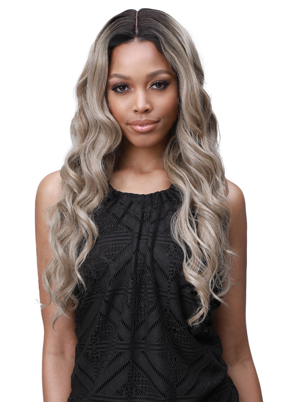 Bobbi Boss 100% Human Hair Blend Lace Front Wig MBLF230 SANA