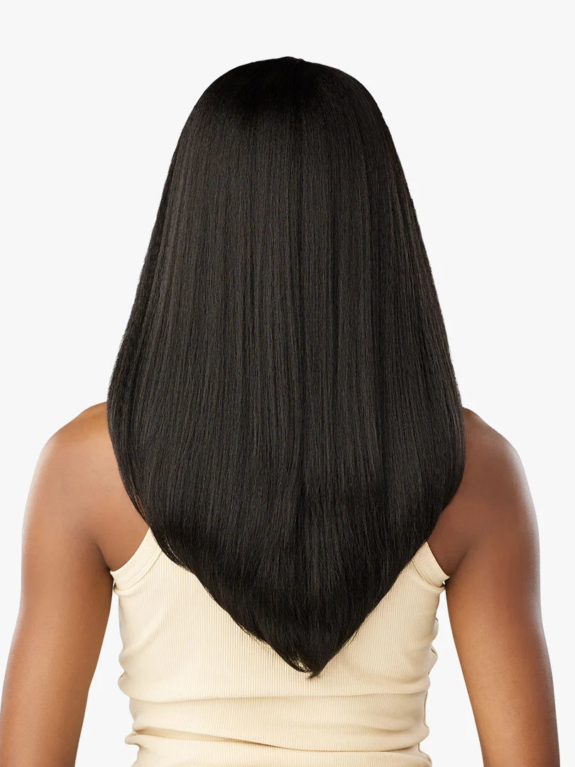 Sensationnel Curls Kinks Glueless HD Y-Part Textured Lace Wig Y-PART KINKY BLOW OUT 20"