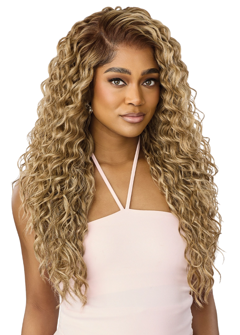 Outre True Frontal Perfect Hairline Glueless 13x6 HD Transparent Lace Frontal Wig PEAK 723