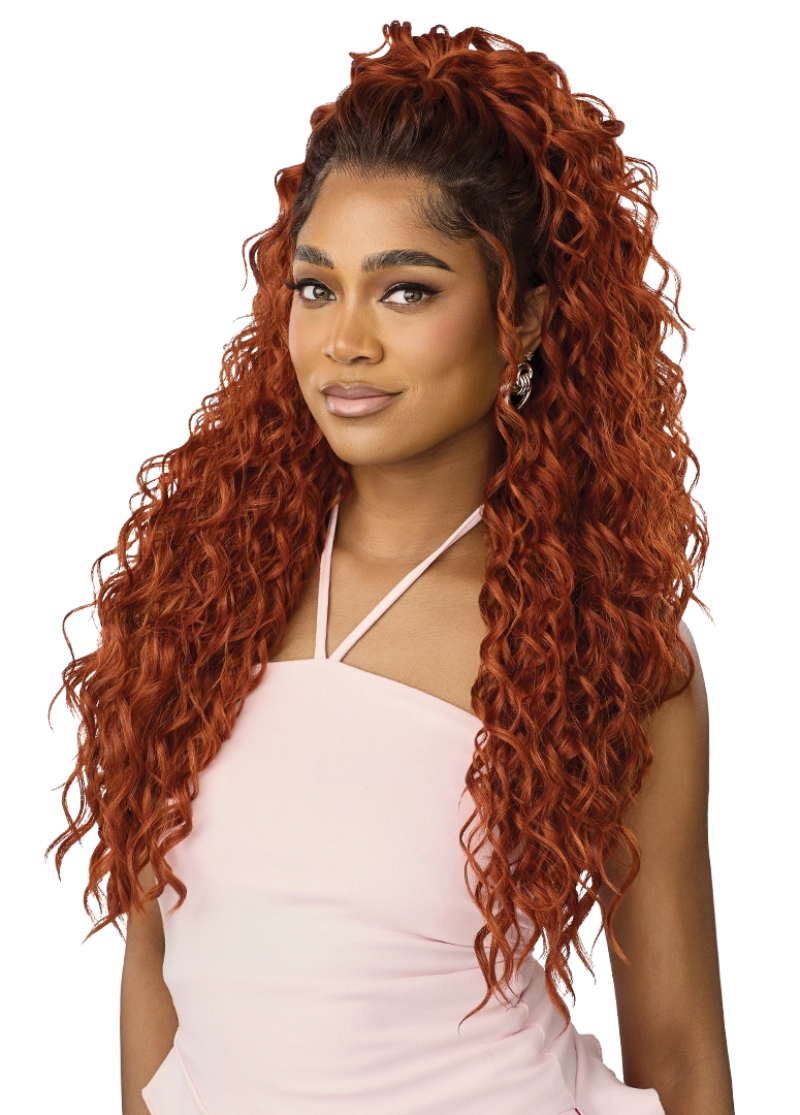 Outre True Frontal Perfect Hairline Glueless 13x6 HD Transparent Lace Frontal Wig PEAK 723