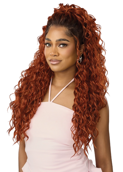 Outre True Frontal Perfect Hairline Glueless 13x6 HD Transparent Lace Frontal Wig PEAK 723